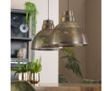 Hanglamp &Oslash;38 screen 2 lampen - Brons antiek