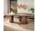 Eettafel Sculpture acacia organisch 244x165 cm - Drift browm