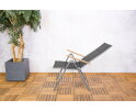 Pisa position chair with woodlook armrest