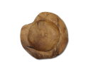 Fruitschaal large - ø38-45 cm - blank - teak
