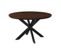 Eettafel Jesper Rond 120 cm - Bruin