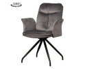 Rota Armstoel - fabric Lush Grey (draaibaar)