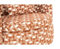 SEVN Lois fauteuil draaibaar - Rond en uitnodigend - Terracotta - 107x97x84 cm