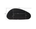 Eiken Blad Cloud 180 cm Zwart