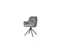Palma Armstoel - fabric Bluvel 14 grey