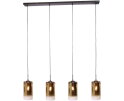 Hanglamp Force 4-lichts - Goud | BY-OLAF