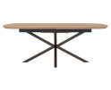 DTP home Utopia eettafel Deens ovaal teakhout uitschuifbaar - 76x210/260x105 cm