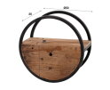 Wandschap Met Lade 50 cm - Robuust hardhout