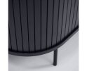 TV meubel Nola eikenhout 180 cm - Zwart
