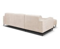 Hoekbank Nolan met Chaise Longue Links &ndash; Cremona Stof - Natural - 275x150x84 cm