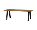 Tablo Outdoor Eettafel Ayous Naturel Met A-poot Metaal [fsc] - WOOOD Exclusive