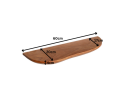 Wandplank Live edge |  60 cm | Set van 2