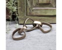 Antique Brass Shackled Sculpture