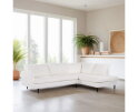 3 seater corner right, fabric Abriamo 4, A920 natural