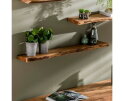 Wandplank Edge 120 cm Acacia - Naturel