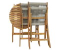 Lanzarote bistro set taupe