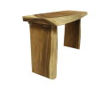 Console tafel - 140x40x80 - Naturel - Munggur