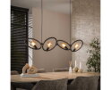 Hanglamp 4L Loop - Artic zwart