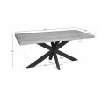 Eettafel Dakota | 160 cm | Rechthoek