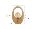 Tafellamp 1L Arch wood - Massief mango naturel