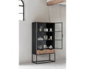 DTP home vitrinekast Cosmo no.1 teakhout 100x40x180 cm