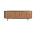 Tv-meubel Noor 170cm Mangohout Natural | Livingfurn