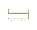 Hatstand Hangende Kapstok Antique Brass - BePureHome