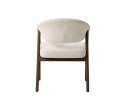 Eetkamerstoel Elk eiken bruin - Beige