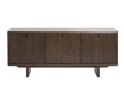 Dressoir Natu eiken 180x44x75 cm - japandi - Espresso bruin