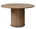 Eettafel Nola rond eiken 120 cm - Bruin