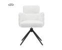 Rumo Armstoel - fabric ATS118-2 ecru (draaibaar)