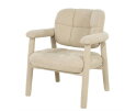 Lounge chair Knox - taupe | BY-BOO