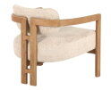 MUST Living fauteuil Kelly - Luxor Sand - Naturel - 75x73x73 cm