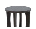 Bijzettafel Flow rond eiken &Oslash;45 CM - Espresso bruin - Japandi