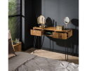 Kaptafel wave 110cm mangohout - zandkleur | Meubelplaats