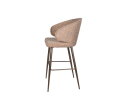 Barstoel Seoul draaibaar Jupiter anodic bruin - Be Amazing Rosewood 1670 - 80 cm