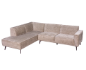 Leeds 2 5-AR + Ottoman L - Touch 04 Taupe