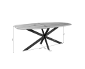 Eiken eettafel Ferris | Deens Ovaal 200 cm | Naturel