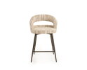 Barstoel Kyoto Jupiter vast anodic bruin - Be Stylish nature 01 - 65 cm