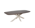 Eettafel Madison Walnut | 240 cm | Deens Ovaal | Poot Sand