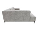 Hoekbank Viano Links stof Bella 55 Taupe Grijs gem&ecirc;leerd -  255x200x84 cm - modern