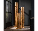 Vloerlamp S bars - Massief gerecycled teakhout