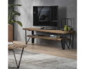 TV-meubel 160x40 - Robuust hardhout