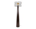 Vloerlamp Curl 1L - Urban bruin