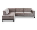 Hoekbank Avani met ottomane Links - Taupe &ndash; 256x188x77 cm &ndash; Modern