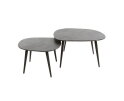 Salontafel Marquina set van 2 organisch - marmerlook