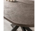 Eettafel 215 Bronvik deens ovaal - Bronze liquid metal