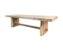 Rechthoekige eettafel Block - 250x80-95 - Naturel - Munggur