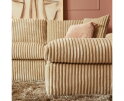 MySofa Teddy U-bank Ribstof - Beige