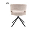 Eetkamerstoel Mura draaibaar Chenille - Beige